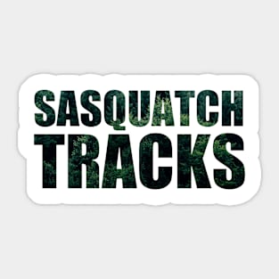 Sasquatch Tracks Logo Sticker